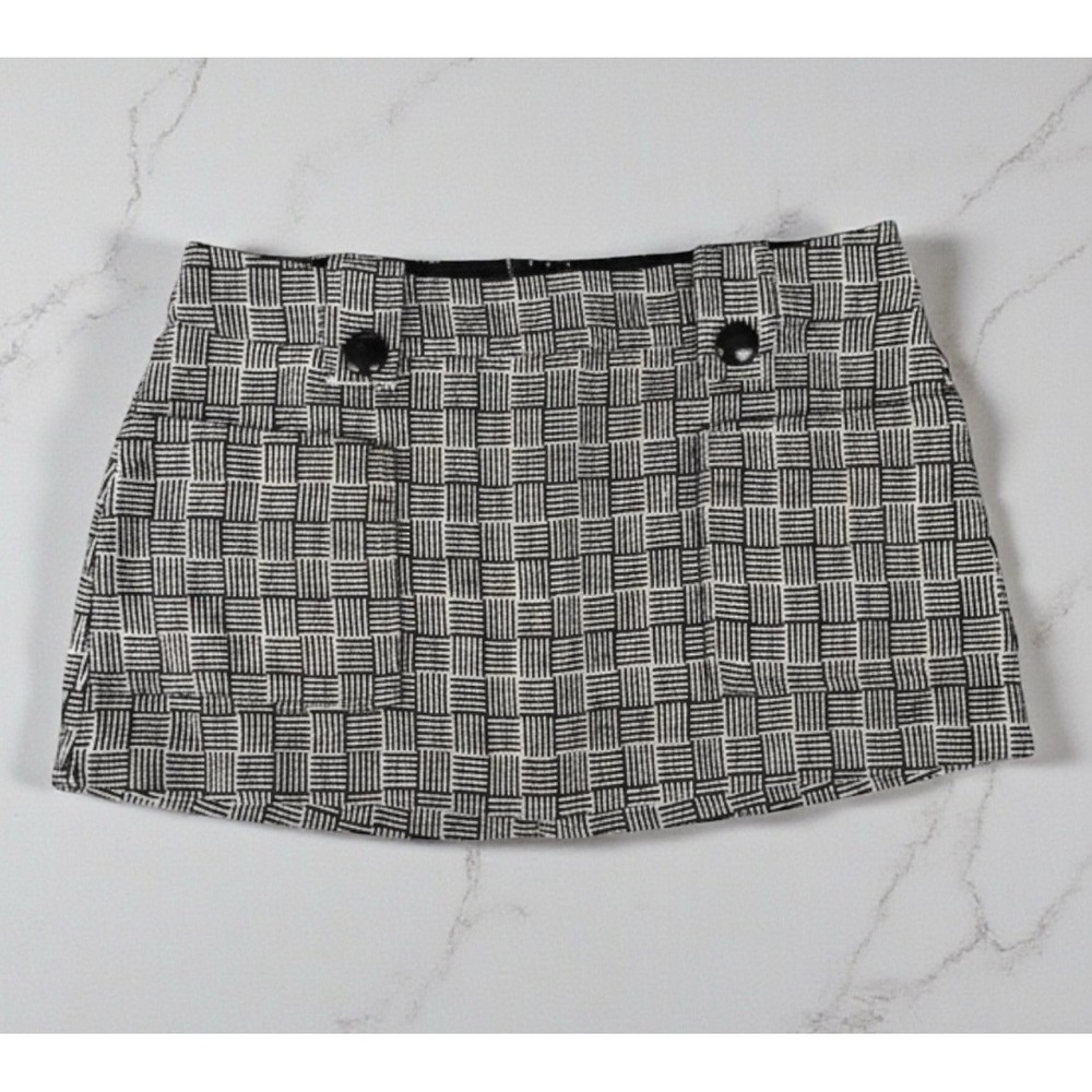 VTG Hot Topic Plaid Sz M Micro Miniskirt Y2K Academia 90s Punk Super Low Fat